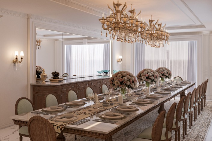 Classical Harmony in the Dining Room - 2